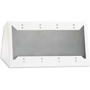 RDL DC-4W CHASSIS DE MONTAGE À POSER quad, pour télécommande Décora, blanc