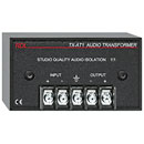 RDL TX-AT1 TRANSFORMATEUR D'ISOLATION AUDIO 600 ohms, 1:1, bornes