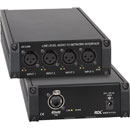 RDL AV-LN4 INTERFACE DANTE entrée, 4x XLR niveau ligne XLR, sortie réseau Dante