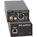 RDL SF-ND2 INTERFACE DANTE sortie, 1x sortie AES/SPDIF/optique, sorties XLR/RCA/Toslink