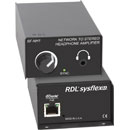 RDL SF-NH1 INTERFACE DANTE sortie, 1x entrée casque stéréo, jack 3.5mm, contrôle de volume