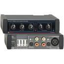 RDL EZ-MXA20 AMPLI MIXEUR stéréo, 2x 10W/8 ou 2x 8W/4, 1x entrée XLR, 2x entrée RCA, adapt.secteur