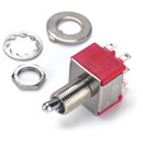 C&K INVERSEUR 7201MYZQE bague de 6.35mm, 2 pôles, 2 positions, ON/ON