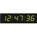 WHARTON 4010N.100.G.S.UK HORLOGE caractères verts 100mm, install.en surface, alim secteur