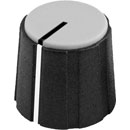 SIFAM S151-006 BOUTON COLLET diamètre 15,5mm, fixation 6mm, noir