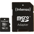 INTENSO SDC-3423470 PREMIUM CARTE MICRO SD 16GB avec adaptateur, UHS-1