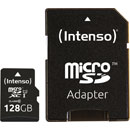 INTENSO SDC-3423491 PREMIUM CARTE MICRO SD 128GB avec adaptateur, UHS-1