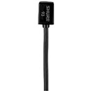 SHURE WL93-6 MICRO MINIATURE omnidirectionnel, connecteur TA4F, 1.9m cable, noir