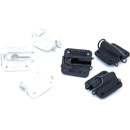 BUBBLEBEE LAV CONCEALER FIXE MICRO pour Sony ECM-77, noir/blanc, pack de 6