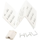 BUBBLEBEE LAV CONCEALER SUPPORT MICRO pour Countryman B6, blanc