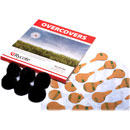 RYCOTE 065520 OVERCOVERS FIXES MICRO ADHESIFS Stickies et Overcovers fourrure, noir, 1 pack de 30+6