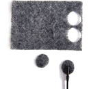 RYCOTE 065102 UNDERCOVERS FIXES MICRO Stickies et Undercovers tissus, gris, 1 pack de 30+30