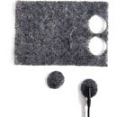 RYCOTE 065108 UNDERCOVERS FIXE MICRO Stickies et Undercovers tissus, gris, 25 packs de 30+30