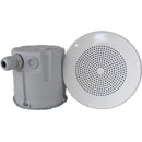 DNH BF-560T HAUT-PARLEUR plafond, 5 pouces, 6W, grille métallique, blanc RAL9010, 70/100V
