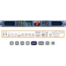 TSL PAM1 MK2 MONITEUR AUDIO affichage 16 canaux, 2x entrée/sortie HD/SDI, 4x entrée/sortie AES, Dolby