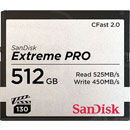 SANDISK SDCFSP-512G-G46D EXTREME PRO 512GB CFAST 2.0 CARTE MEMOIRE, 525MB/s read, 450MB/s write
