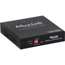 MUXLAB 500759-TX-DANTE EXTENDER VIDEO émetteur, HDMI/Dante sur IP, PoE, UHD-4K, portée 100m