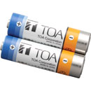 TOA WB-2000-2 BATTERIES pour émetteurs sans fil WM-5225/WM-5325 (pack de 2)