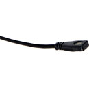 TRANTEC X55 MICRO CRAVATE 30Hz-16kHz, pour système HF, mini-XLR4, noir