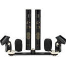 SONTRONICS STC1-SET MICRO SET avec paire stéréo assortie STC-1, bar de support, boîtier ABS, noir