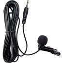 AMPETRONIC EM1.2 MICROPHONE pince cravate, électret, omnidirectionnel, jack mono 3.5mm, noir