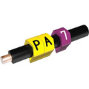 PARTEX MARQUEURS DE CABLE PA2-MCC.7 4 à 10 mm, numéro 7, violet, pack de 100