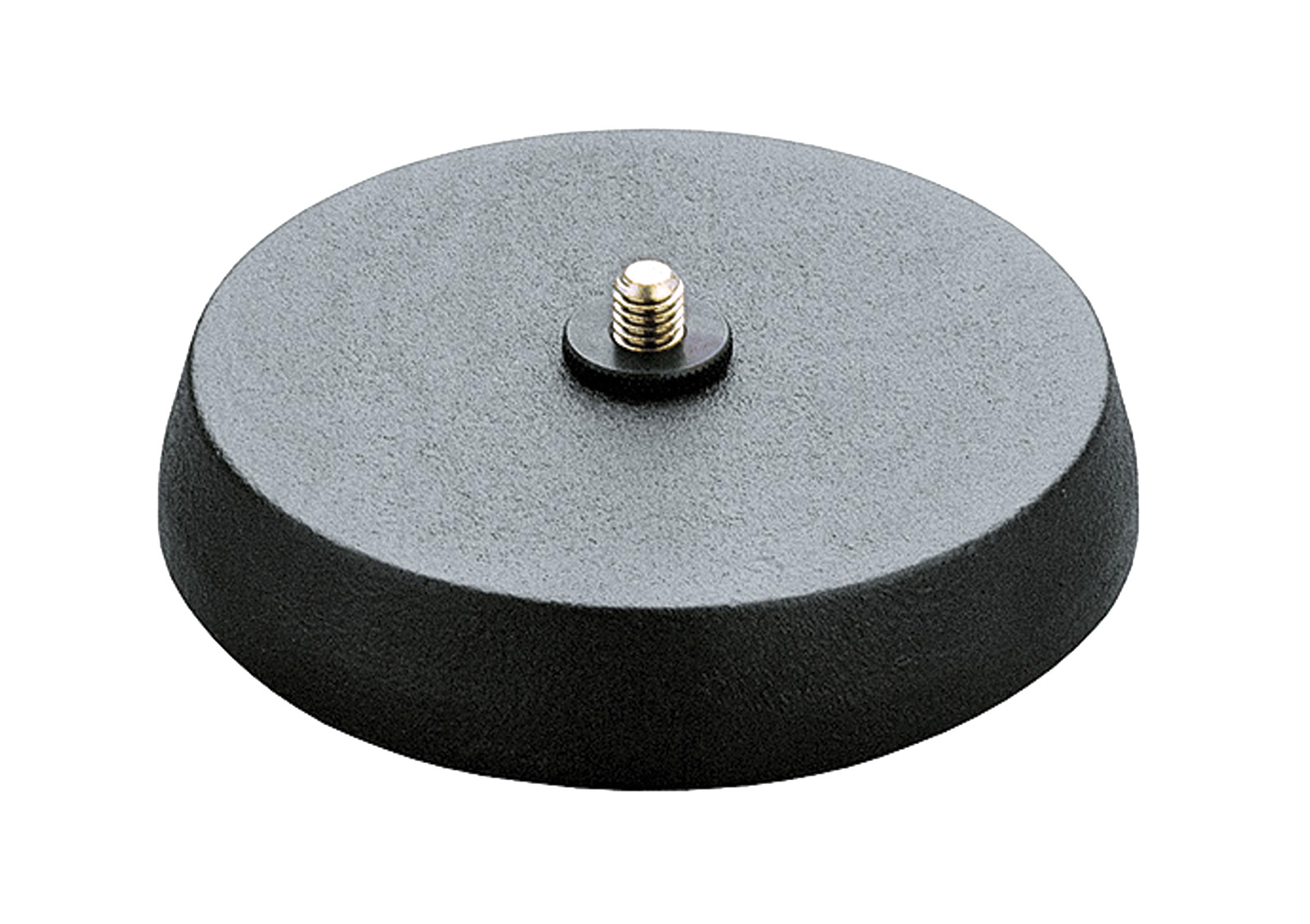 K&M 23220 PIED POUR TABLE base ronde lourde avec insert anti-vibrations,  45mm, noir