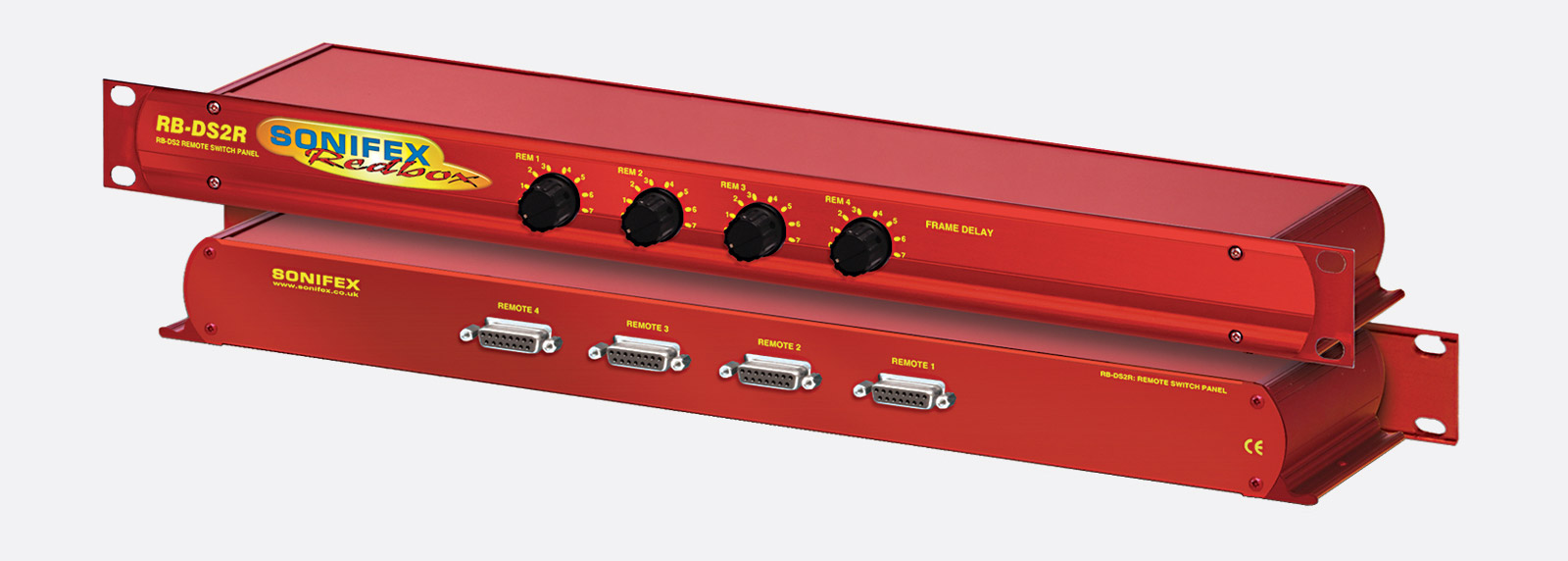 SONIFEX RB-DA6RG AMPLI DE DISTRIBUTION audio, 2x XLR, RJ45, 2x entrées RCA,  6x sorties RJ45